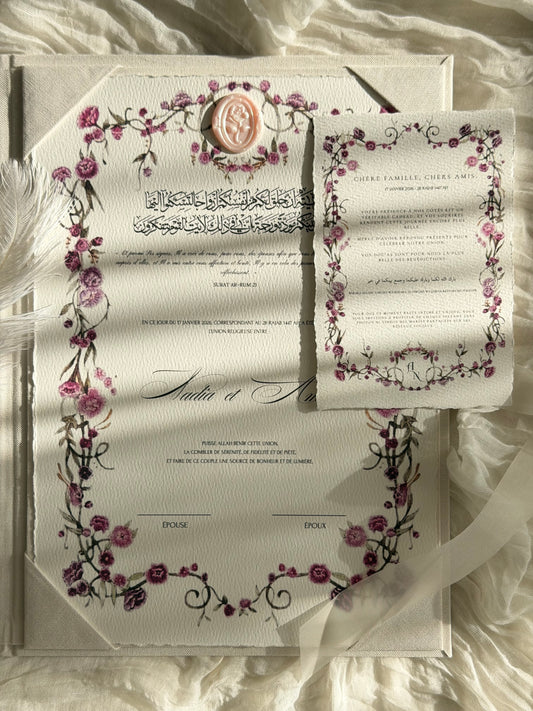 Certificat de mariage