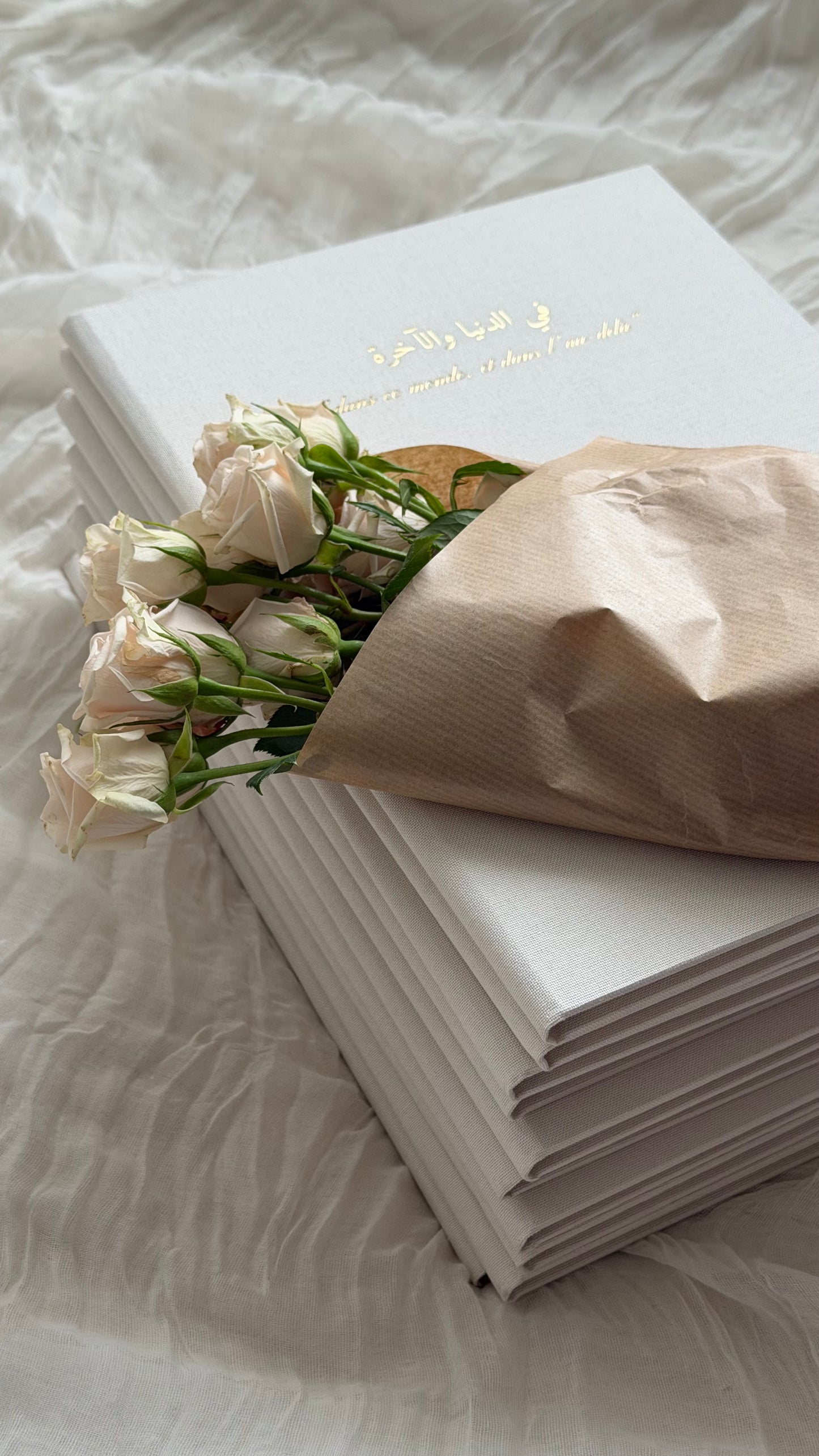 Livret de mariage en lin