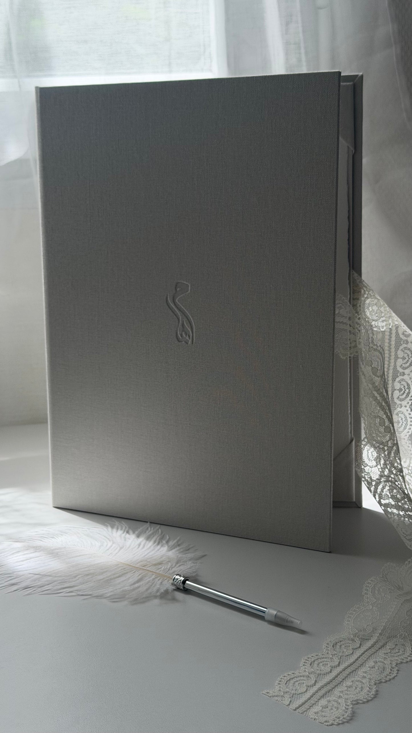L'Ecrin Minimaliste - Set certificat & livret de mariage religieux