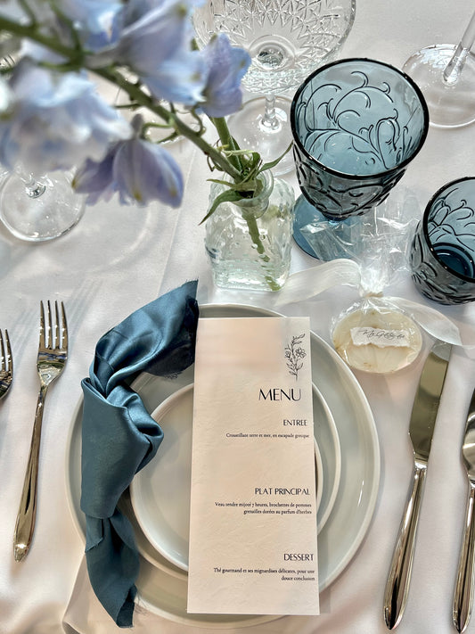 Menu de mariage