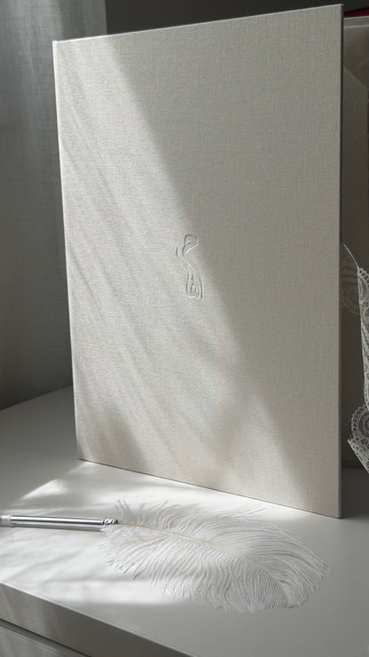 L'Ecrin Minimaliste - Set certificat & livret de mariage religieux