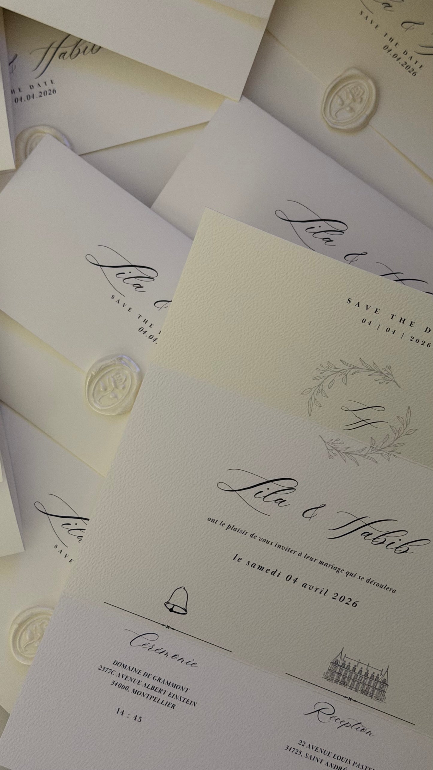 Faire part Vintage - Lettre Scellée