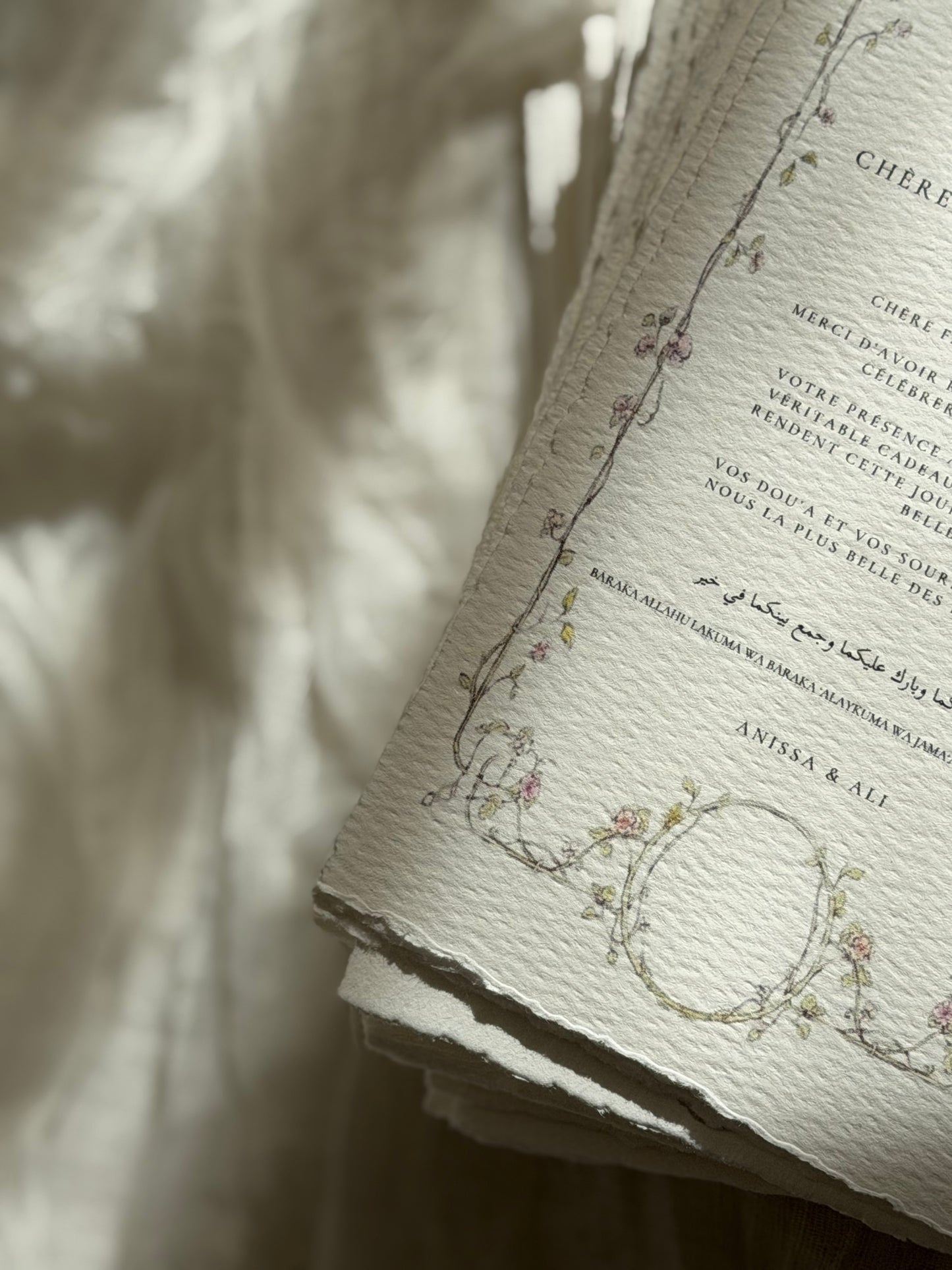 Carte de remerciement - Pastel Blossom