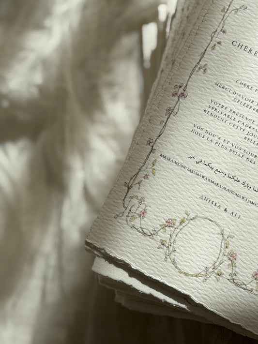 Carte de remerciement - Pastel Blossom