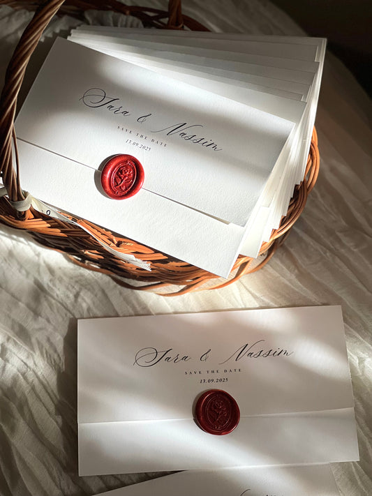 Faire part Vintage - Lettre Scellée