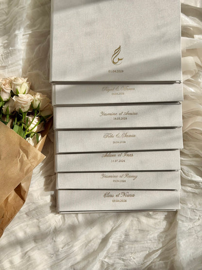 L'écrin Classique - Set certificat & livret de mariage religieux
