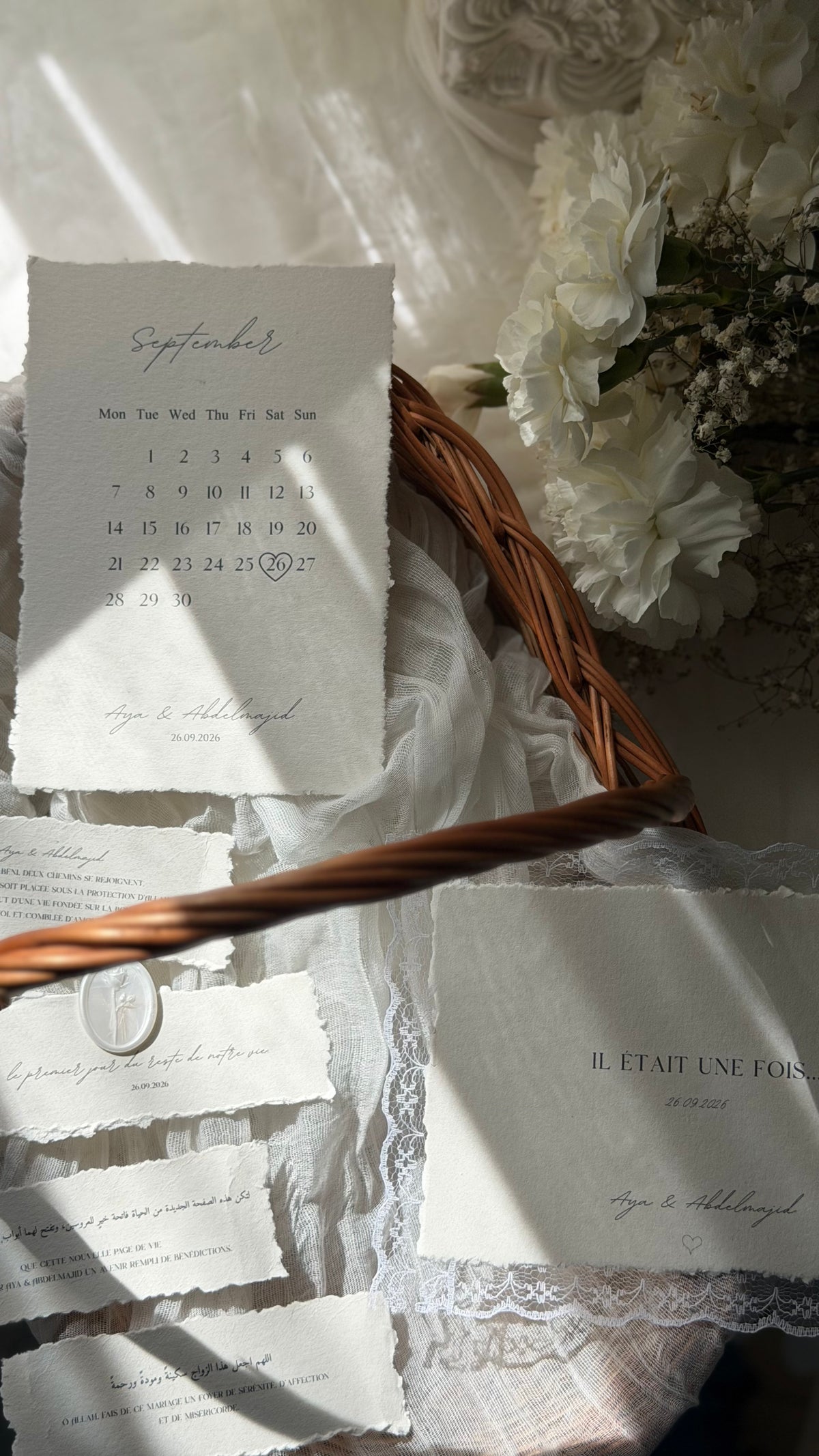 Assortiment papeterie jour-J (6pcs)