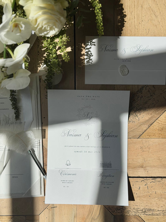 Faire part Vintage - Lettre Scellée