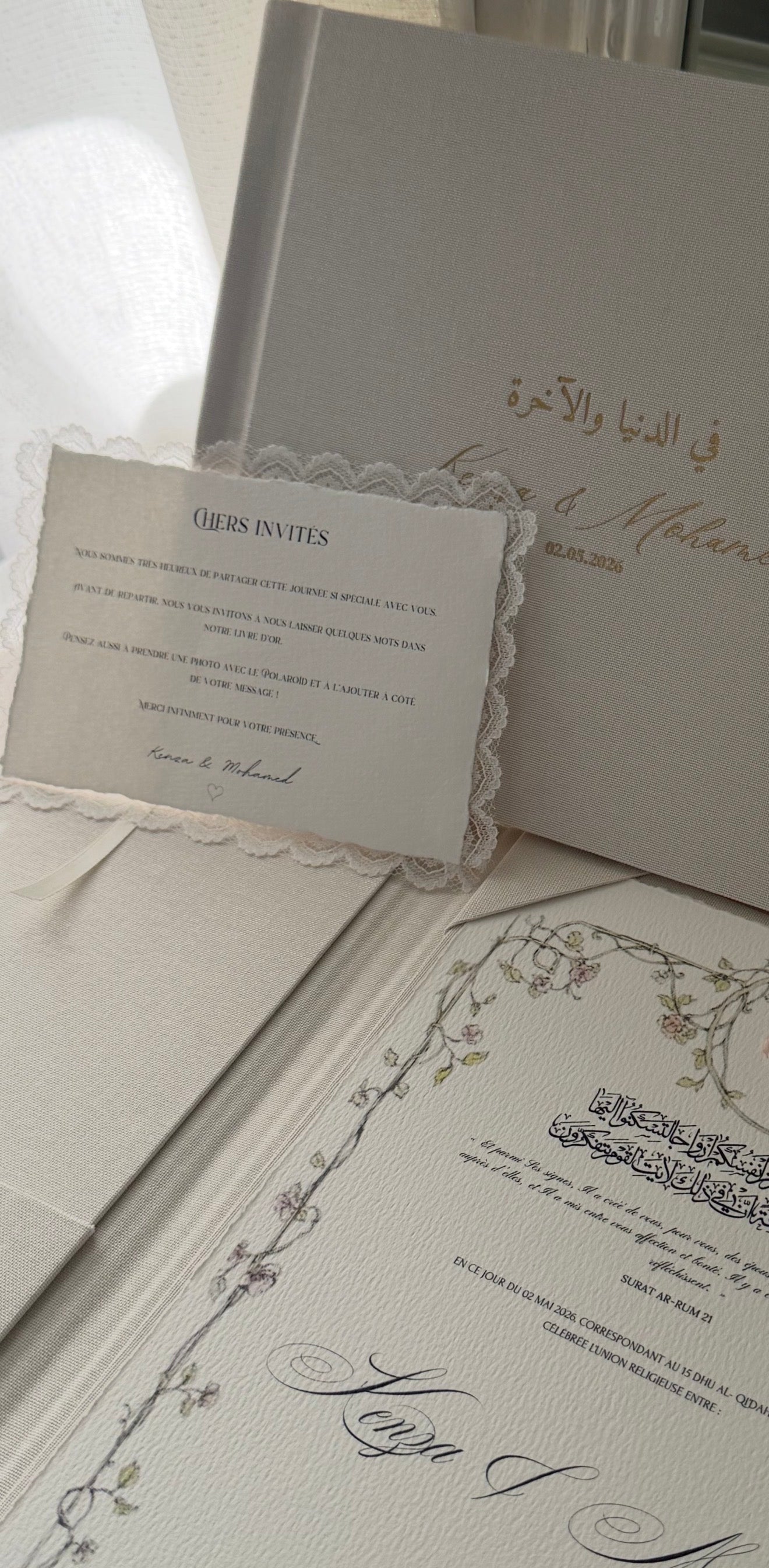 Carte "Laissez un mot" 💌