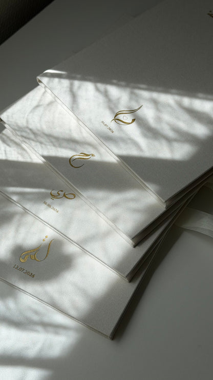 L'écrin Classique - Set certificat & livret de mariage religieux
