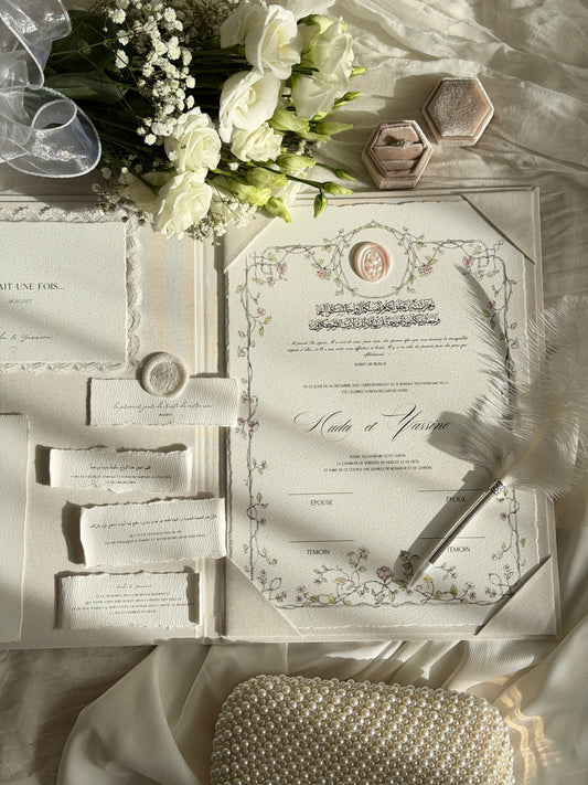 Set Certificat & Livret de mariage