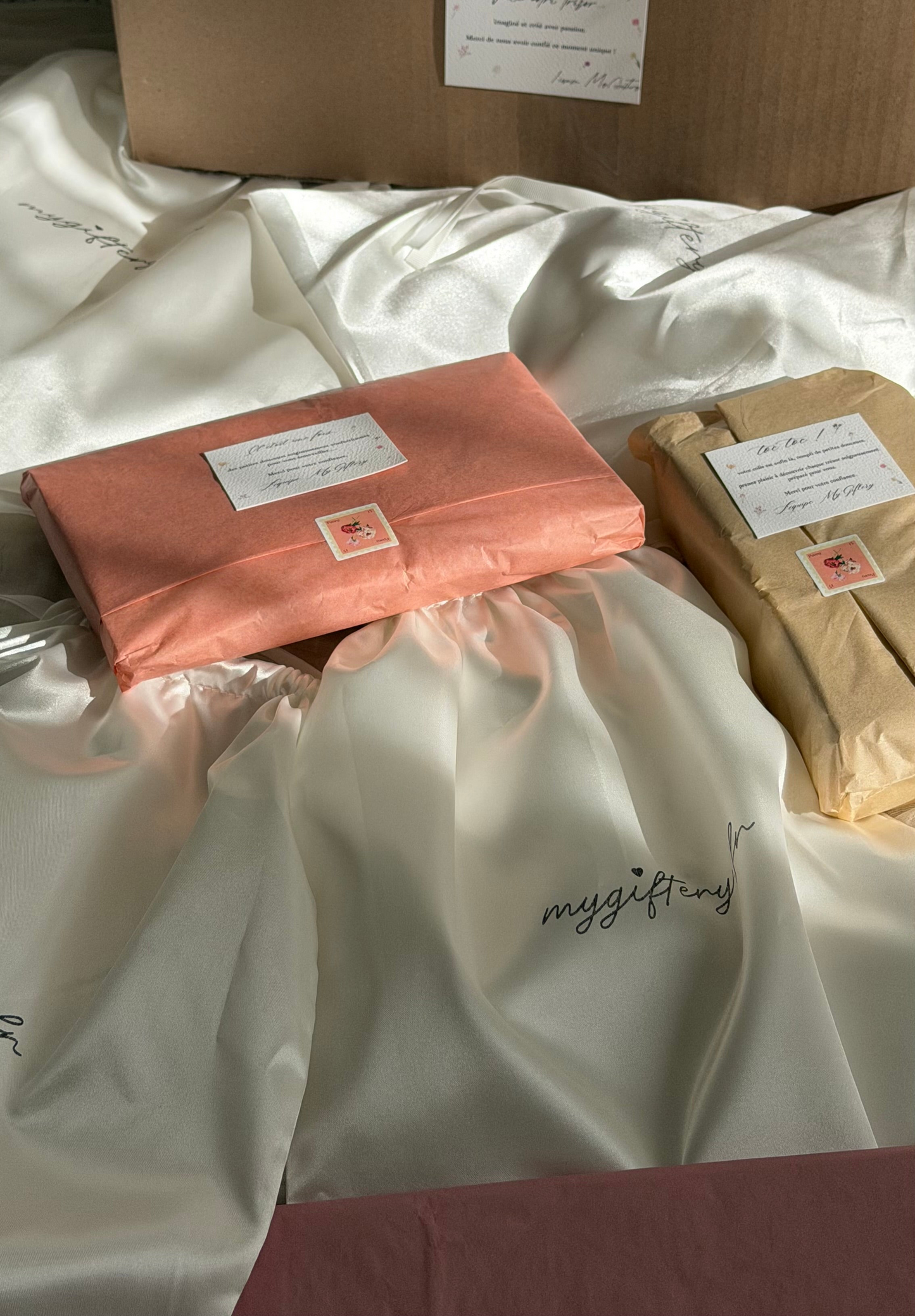 Pochon en satin 💌