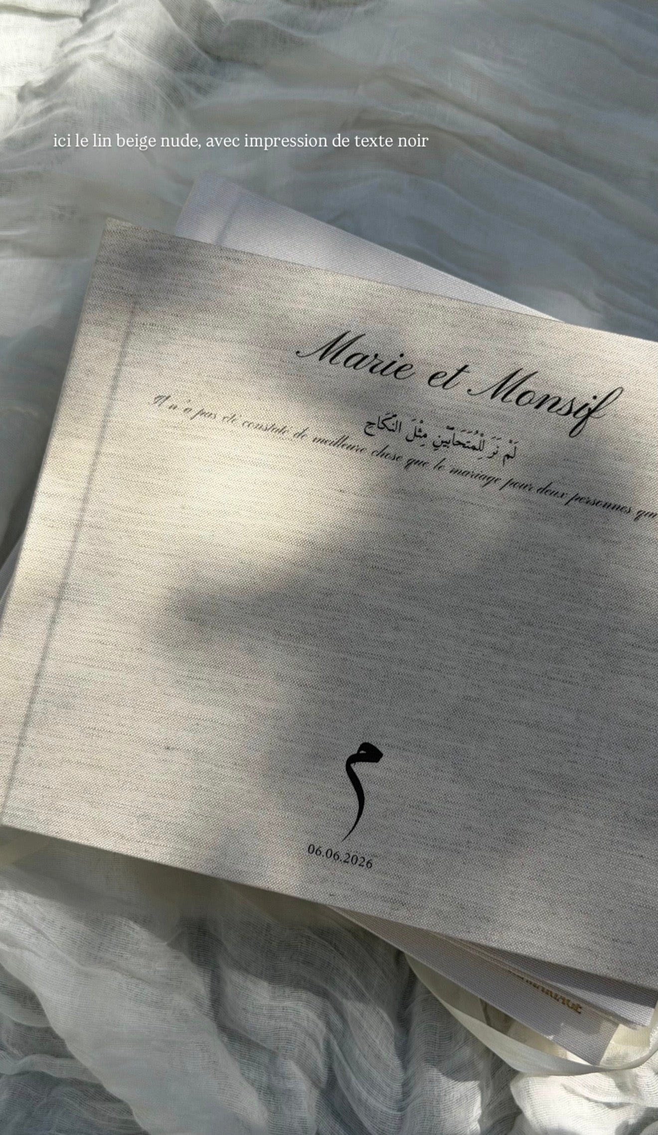Livre d'or - Collection Linen